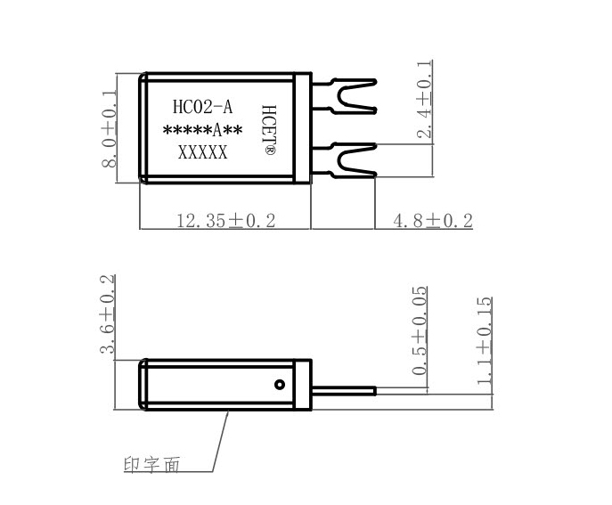 HC02-A天窗電機(jī)過載保護(hù)器-尺寸圖